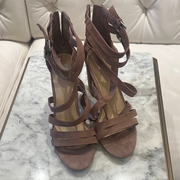 Shoes - Elegant Brown Strappy Women's Sandals